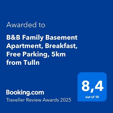 Apartment Family Basement Apartment, Breakfast, Free Parking, 5km From Tulln